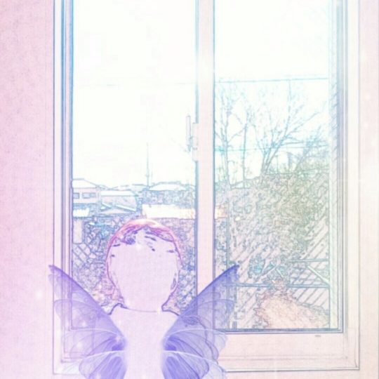 窓辺 妖精の Android スマホ 壁紙