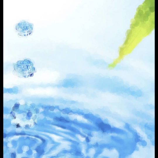 水面 ぼかしの Android スマホ 壁紙