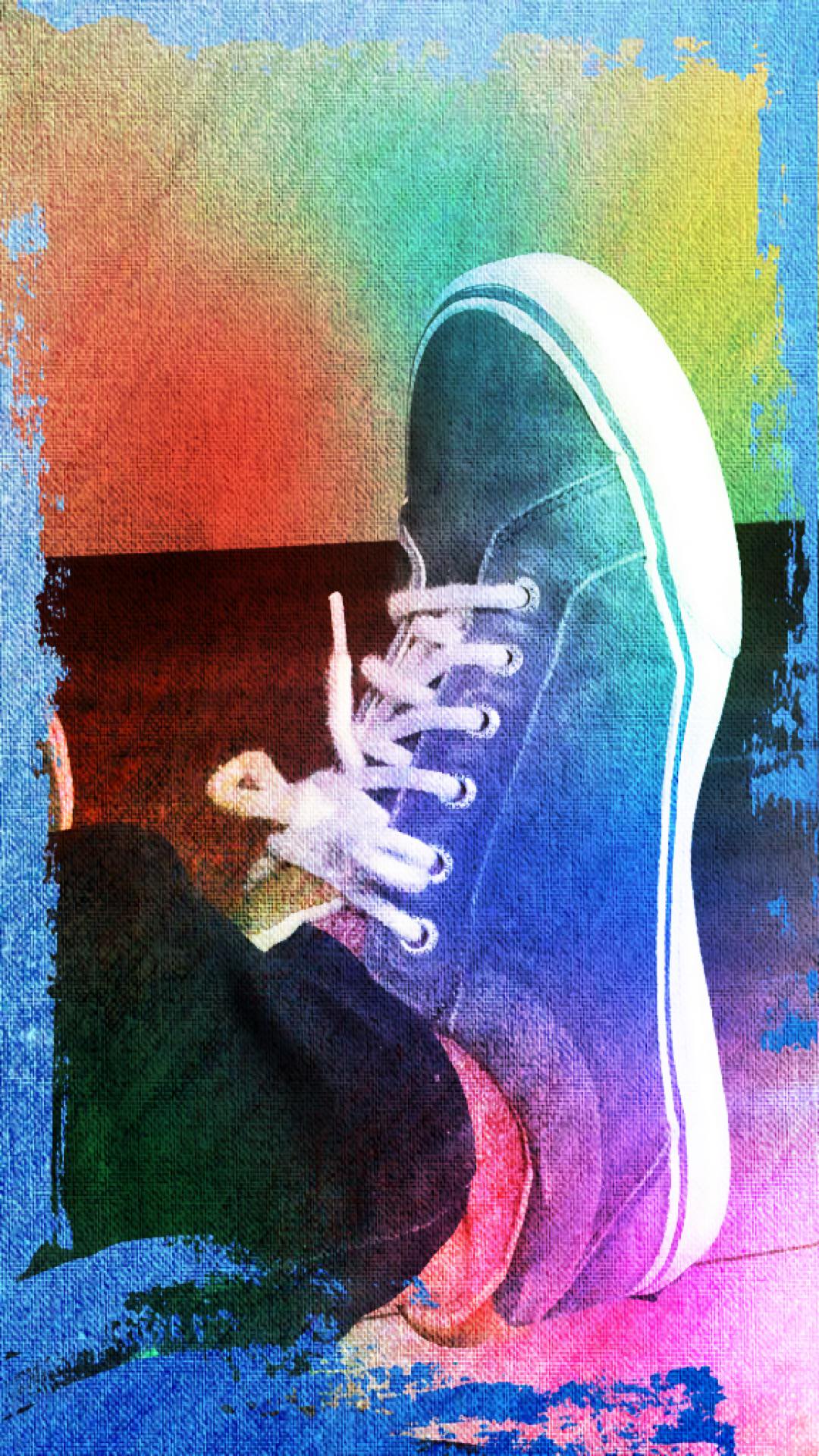 スニーカー カラフル | wallpaper.sc スマホ壁紙