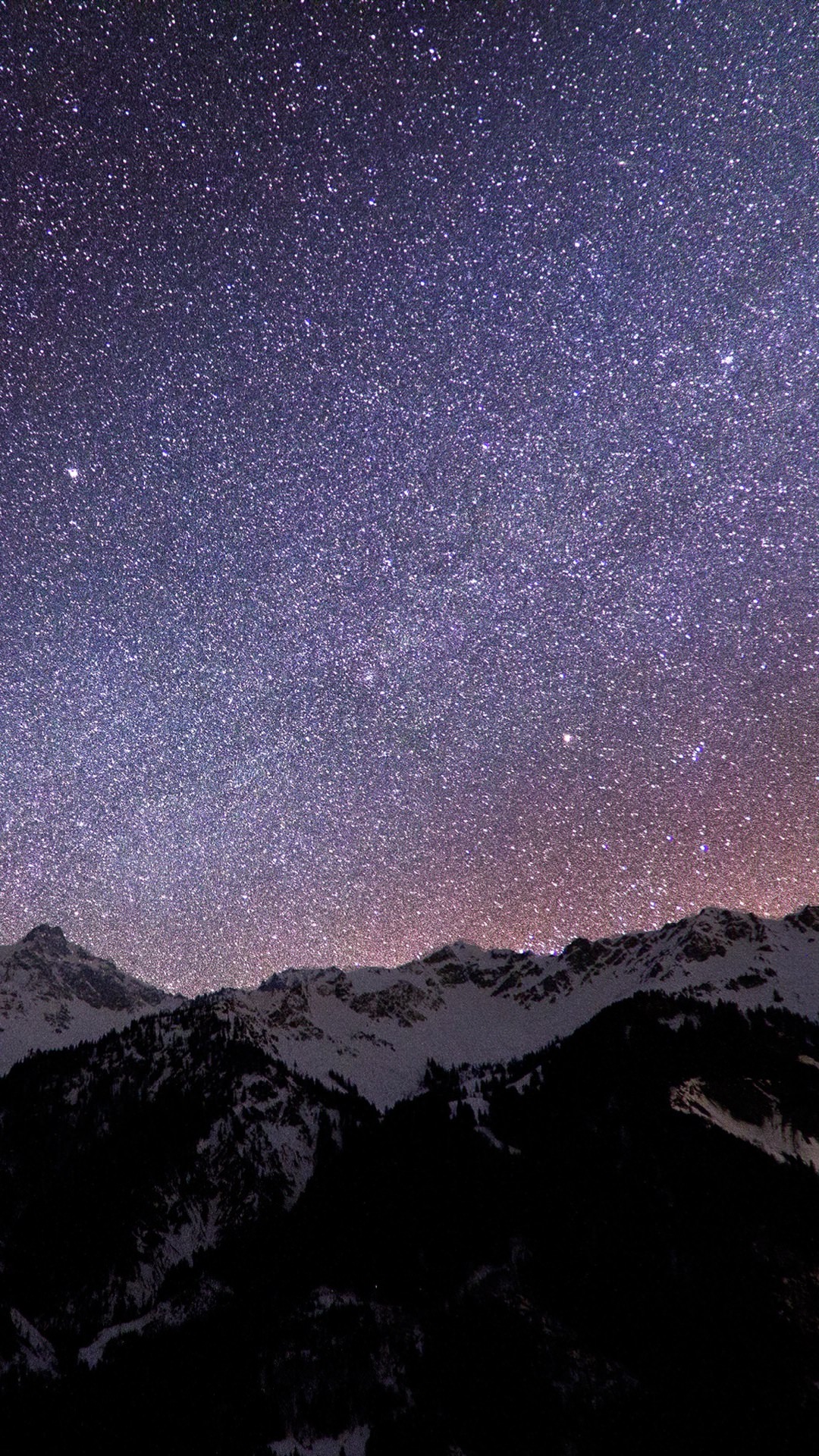 風景雪山星空 | wallpaper.sc スマホ壁紙