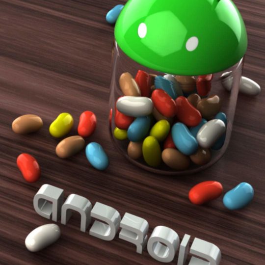 ロゴアンドロイドグミの Android スマホ 壁紙