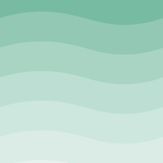 波模様グラデーション青緑の Android スマホ 壁紙