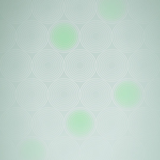 模様グラデーション丸緑の Android スマホ 壁紙