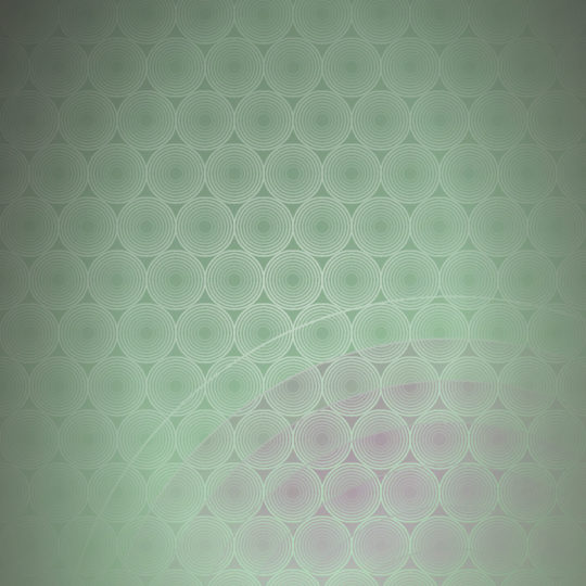 ドット模様グラデーション丸緑の Android スマホ 壁紙