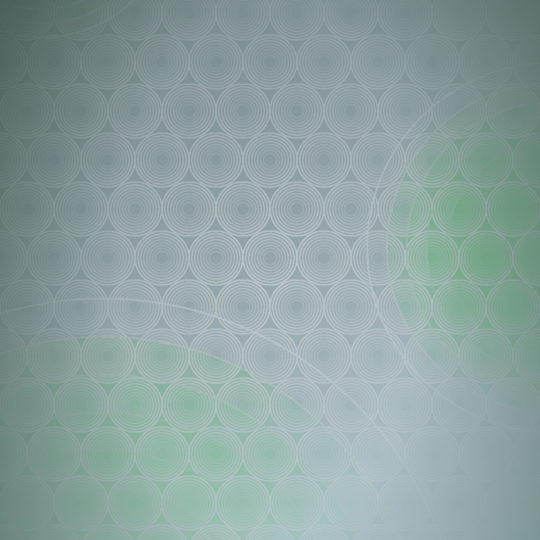ドット模様グラデーション丸緑の Android スマホ 壁紙