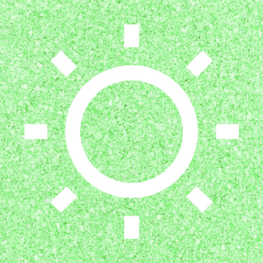 太陽緑の Android スマホ 壁紙