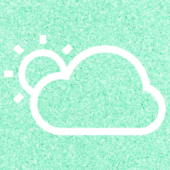 太陽雲天気青緑の Android スマホ 壁紙