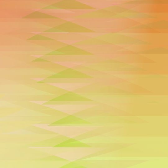 グラデーション模様三角黄の Android スマホ 壁紙