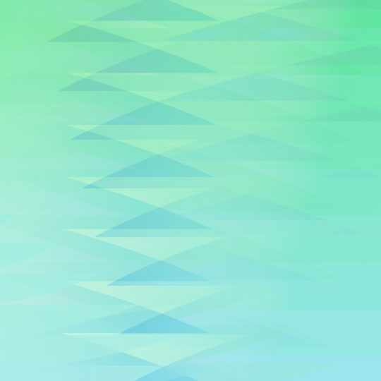 グラデーション模様三角青緑の Android スマホ 壁紙