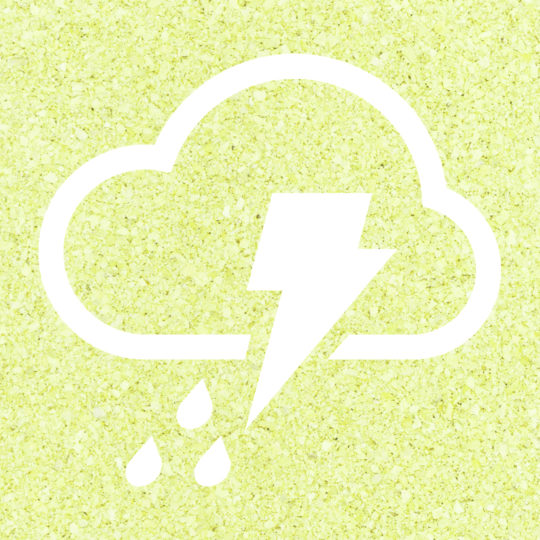 曇雨雷黄緑の Android スマホ 壁紙