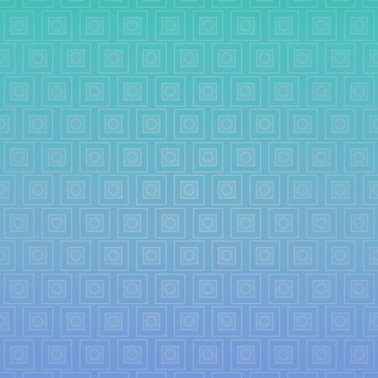 四角グラデーション模様青緑の Android スマホ 壁紙