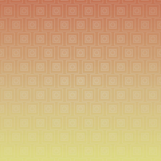 四角グラデーション模様赤黄の Android スマホ 壁紙