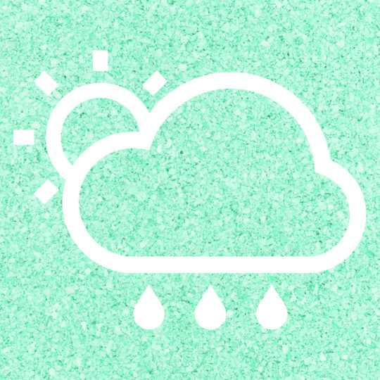 太陽晴曇雨青緑の Android スマホ 壁紙