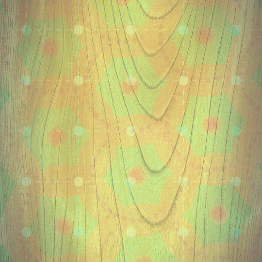 棚木目ドット黄緑の Android スマホ 壁紙