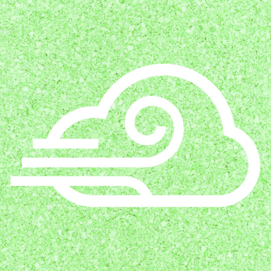 曇風緑の Android スマホ 壁紙