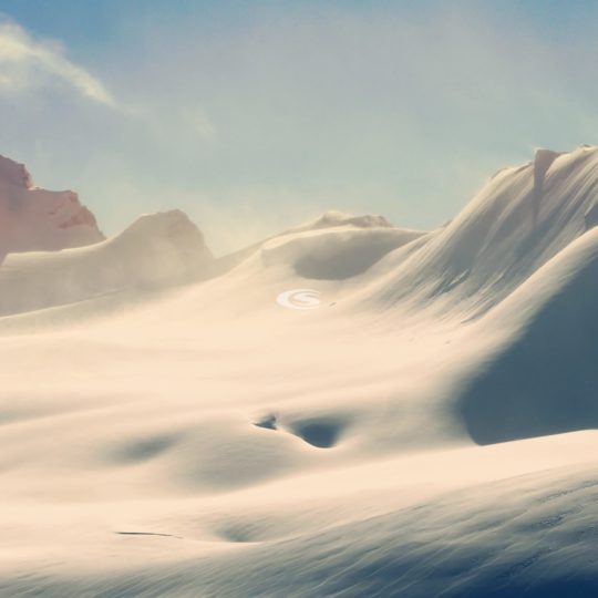 風景雪原の Android スマホ 壁紙