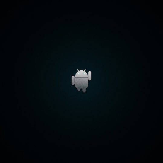 ロゴアンドロイド黒の Android スマホ 壁紙