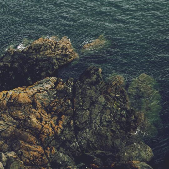 風景崖海の Android スマホ 壁紙