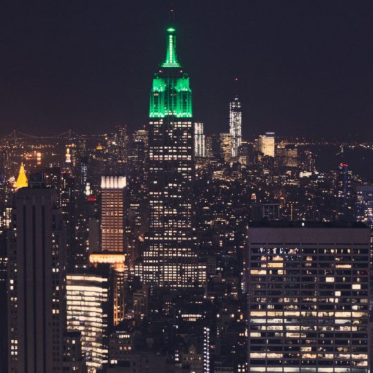 風景ニューヨーク エンパイアステートビルの Android スマホ 壁紙