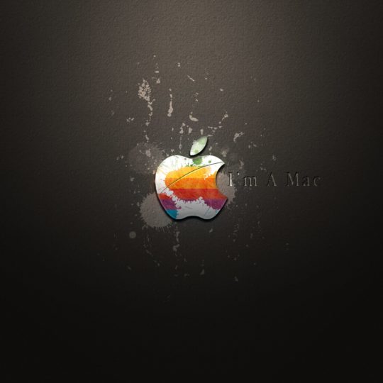 Appleペンキ黒の Android スマホ 壁紙
