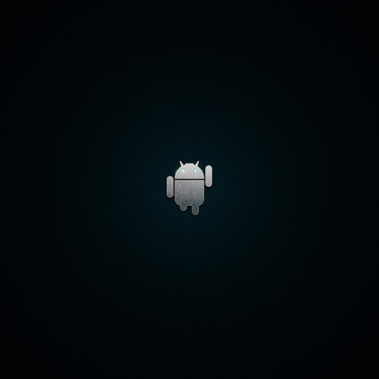 ロゴアンドロイド黒の Android スマホ 壁紙