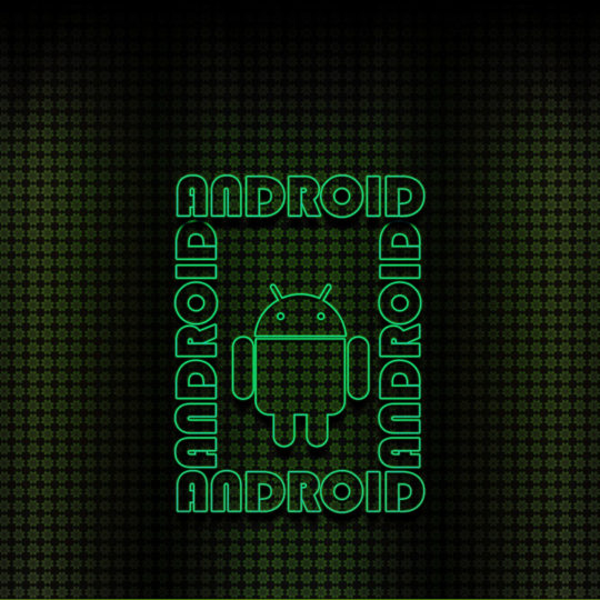ロゴアンドロイド緑の Android スマホ 壁紙