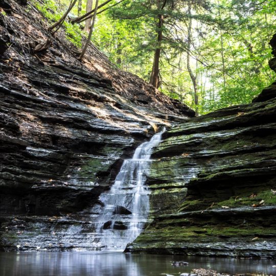 景色自然滝の Android スマホ 壁紙