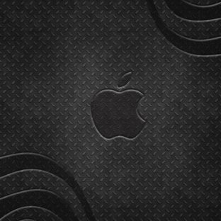 Apple黒の Apple Watch 文字盤壁紙