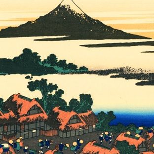 クール絵富士山の Apple Watch 文字盤壁紙