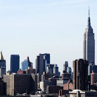 風景ニューヨークマンハッタンの Apple Watch 文字盤壁紙