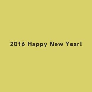 新年壁紙 happy news year 2016 黄色の Apple Watch 文字盤壁紙