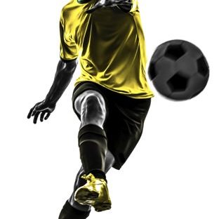 サッカーボール黄黒の Apple Watch 文字盤壁紙