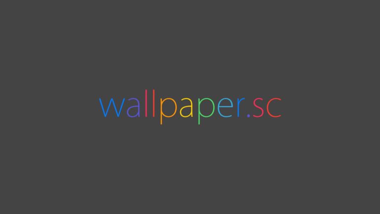 wallpaper.scロゴ黒の Desktop PC / Mac 壁紙