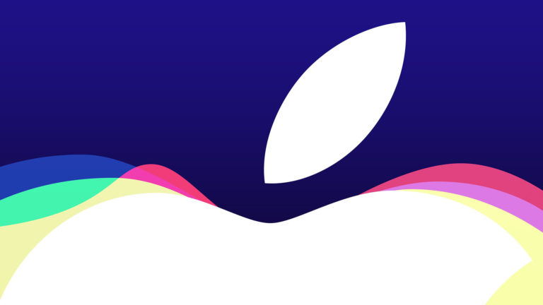 Appleロゴイベント紫の Desktop PC / Mac 壁紙