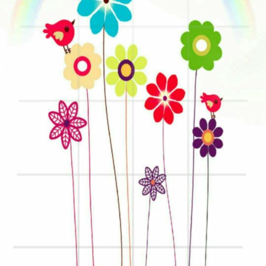 Wallpaper flower bird Android SmartPhone Wallpaper