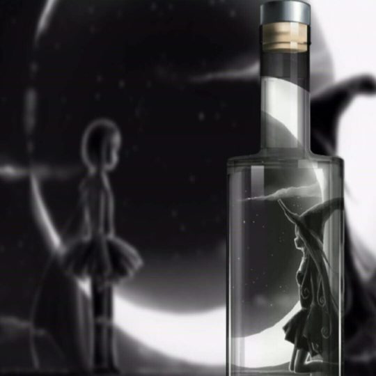 Bottle witch Android SmartPhone Wallpaper