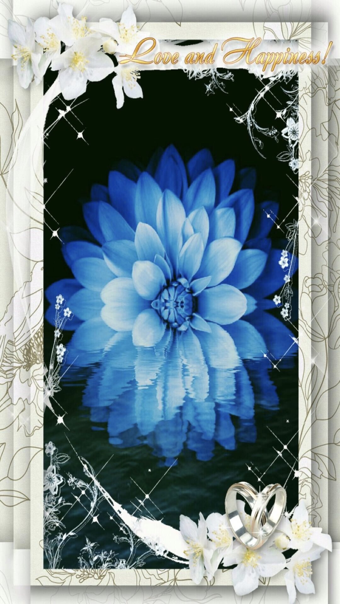 Flower Blue | wallpaper.sc SmartPhone
