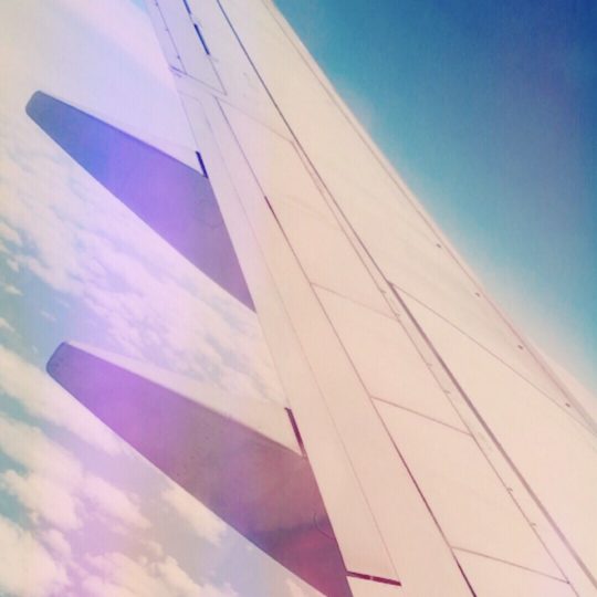 Airplane wing Android SmartPhone Wallpaper