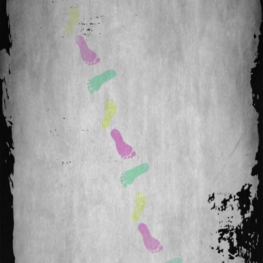 Footprints Dark Android SmartPhone Wallpaper