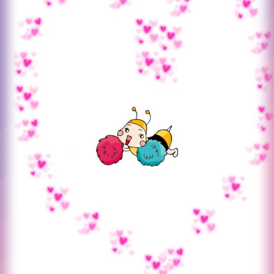 Bee Heart Android SmartPhone Wallpaper