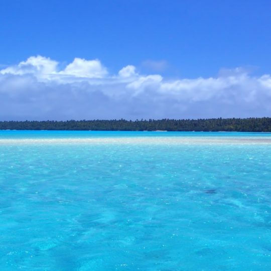 Landscape  sea  blue Android SmartPhone Wallpaper