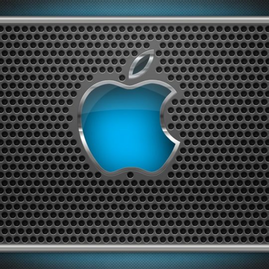 Apple Metal Blue Android SmartPhone Wallpaper