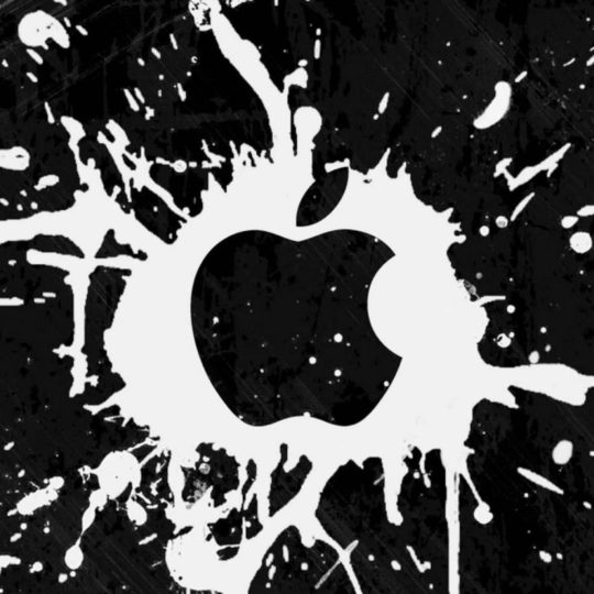 Apple black-and-white paint Android SmartPhone Wallpaper