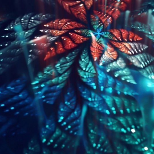 Natural Ha green  red Android SmartPhone Wallpaper