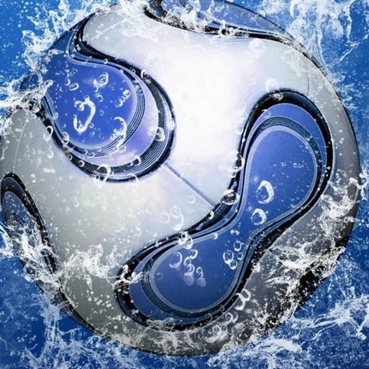 Cool blue soccer Android SmartPhone Wallpaper