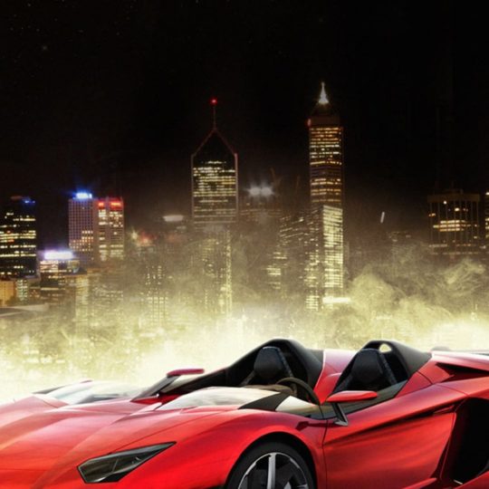 Vehicle car red Android SmartPhone Wallpaper