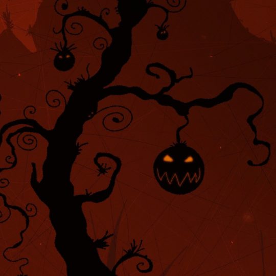 Halloween tree Android SmartPhone Wallpaper