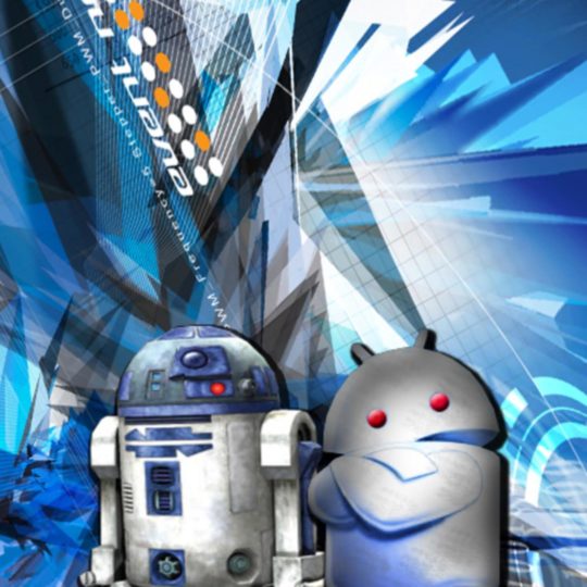 Logo android R2D2 Android SmartPhone Wallpaper