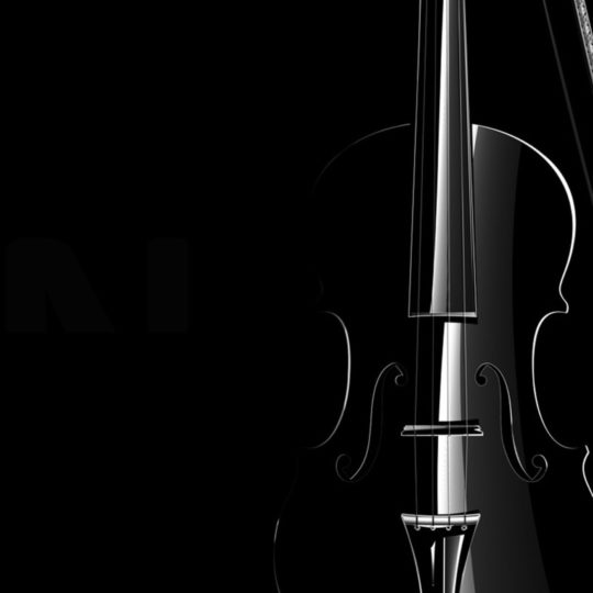 Cool black violin Android SmartPhone Wallpaper