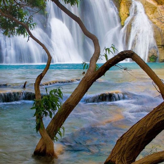 Landscape waterfall Android SmartPhone Wallpaper